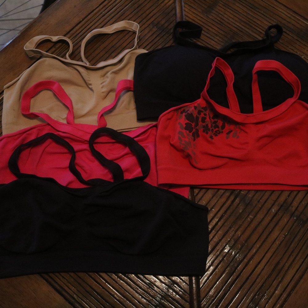5 Bralettes -  Multicolor